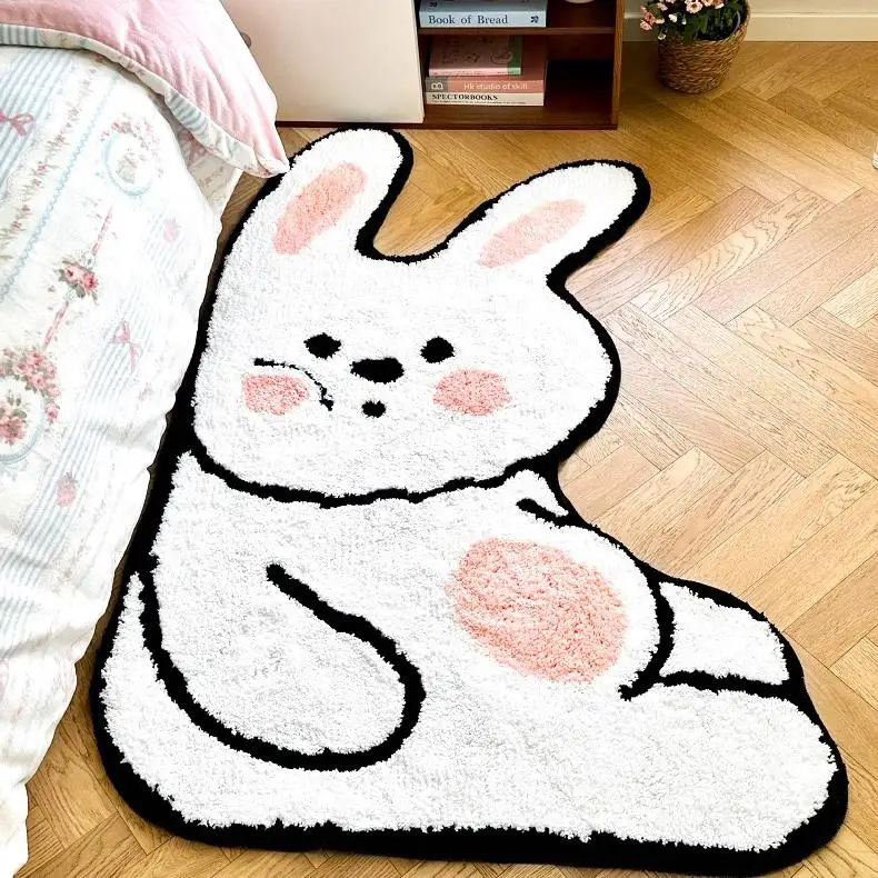 Cartoon rabbit imitation cashmere living room sofa carpet non-slip bedroom bedside blanket floor mat
Cartoon rabbit imitation cashmere living room sofa carpet non-slip bedroom bedside blanket floor mat