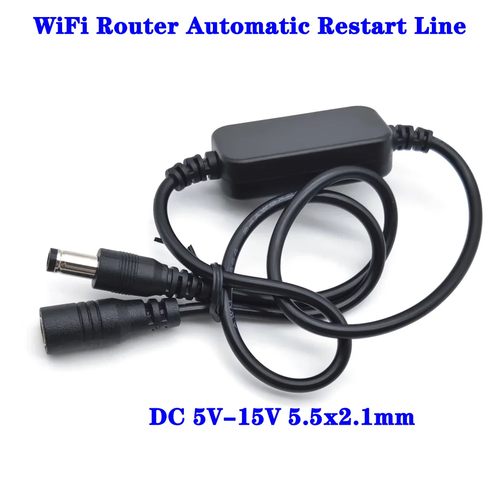 DC 5-15V For WiFi Router Automatic Restart Line Timing 24Hours Automatic Power-Off Home Switch Controller Line 5521mm
DC 5-15V For WiFi Router Automatic Restart Line Timing 24Hours Automatic Power-Off Home Switch Controller Line 5521mm