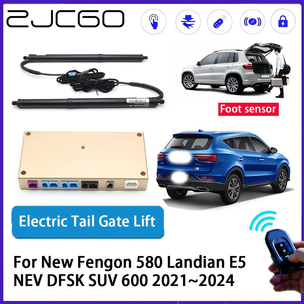 ZJCGO Auto Trunk intelligent Electric Tail Gate Lift Automatic Tailgate for New Fengon 580 Landian E5 NEV DFSK SUV 600 2021~2024
ZJCGO Auto Trunk intelligent Electric Tail Gate Lift Automatic Tailgate for New Fengon 580 Landian E5 NEV DFSK SUV 600 2021~2024