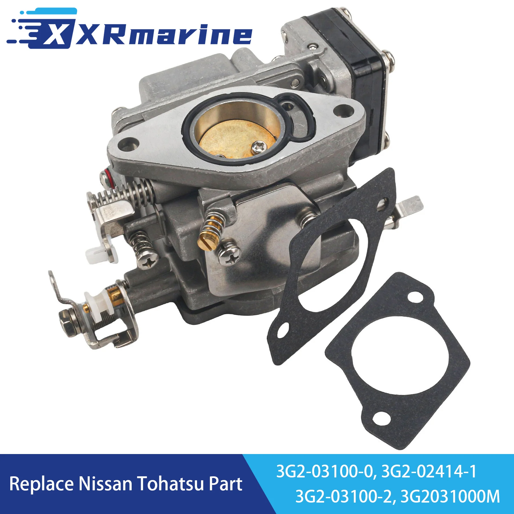 3G2-03100 Карбюратор в сборе с прокладкой 3G2-02414 для 2-тактного подвесного двигателя Tohatsu Nissan M NS 9,9 15 18 л.с., детали 3G2-03100-1
3G2-03100 Карбюратор в сборе с прокладкой 3G2-02414 для 2-тактного подвесного двигателя Tohatsu Nissan M NS 9,9 15 18 л.с., детали 3G2-03100-1