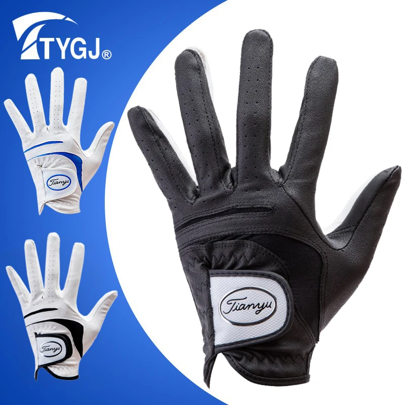 TTYGJ Black Golf Gloves for Men Golf Accessories One Pc Pair Left Hand Right Hand Soft Breathable Sheepskin With Leather
TTYGJ Black Golf Gloves for Men Golf Accessories One Pc Pair Left Hand Right Hand Soft Breathable Sheepskin With Leather
