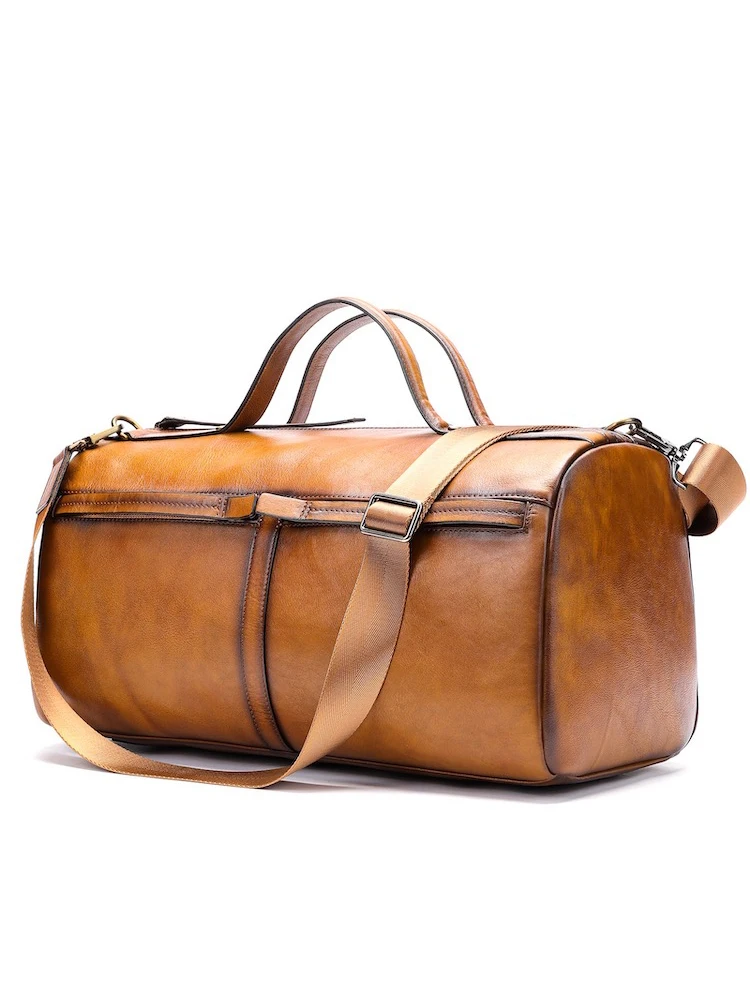 Men's Vintage Leather Travel Bag Lightweight 14 inch Laptop for Large Capacity Business Casual Trip Gym Motorbike Bag
Men's Vintage Leather Travel Bag Lightweight 14 inch Laptop for Large Capacity Business Casual Trip Gym Motorbike Bag