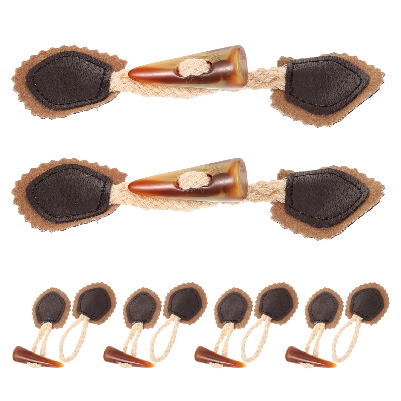 6pcs Horn Toggle Buttons For Coats Pu Leather Sewing Buttons Closures For Sweaters Cardigans Vintage Clothing Suit Retro Toggles
6pcs Horn Toggle Buttons For Coats Pu Leather Sewing Buttons Closures For Sweaters Cardigans Vintage Clothing Suit Retro Toggles