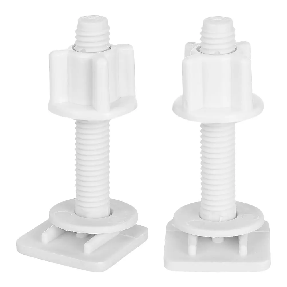 2Pcs Toilet Seat Bolts and Nuts Universal Replacement Screws Heavy Duty Plastic Hinge Fixings for Bathroom Toilet Repair
2Pcs Toilet Seat Bolts and Nuts Universal Replacement Screws Heavy Duty Plastic Hinge Fixings for Bathroom Toilet Repair