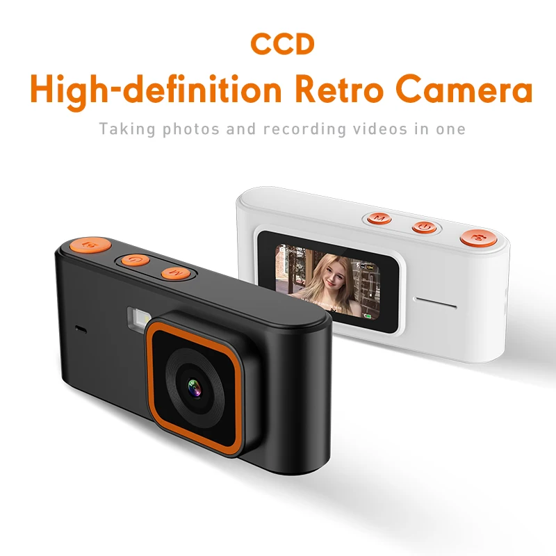 Retro camera pocket camera children's gift lightweight and fashionable camera video camera
Retro camera pocket camera children's gift lightweight and fashionable camera video camera