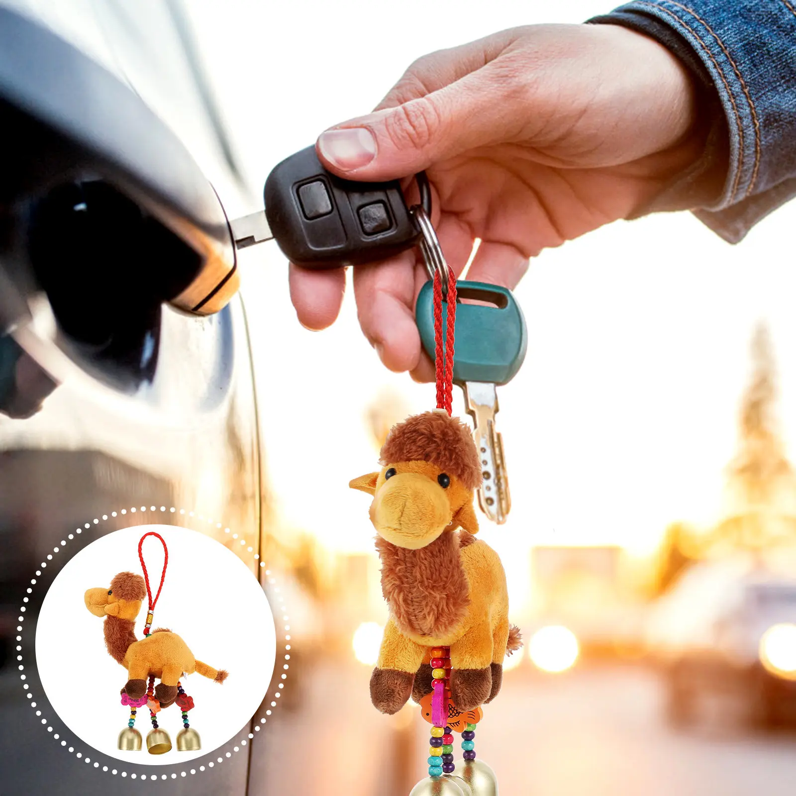 Camel Key Chain Cartoon Stuffed Animal Soft Keyring Pendant Hanging Ornament Bag Backpack Decoration Cute Gift for Women Kids
Camel Key Chain Cartoon Stuffed Animal Soft Keyring Pendant Hanging Ornament Bag Backpack Decoration Cute Gift for Women Kids