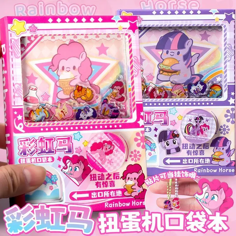 My Little Pony Twisting Egg Machine Pocket Notebook New Mini Portable Account Book Creative Fun Food Mechanism Swinging Notebook
My Little Pony Twisting Egg Machine Pocket Notebook New Mini Portable Account Book Creative Fun Food Mechanism Swinging Notebook