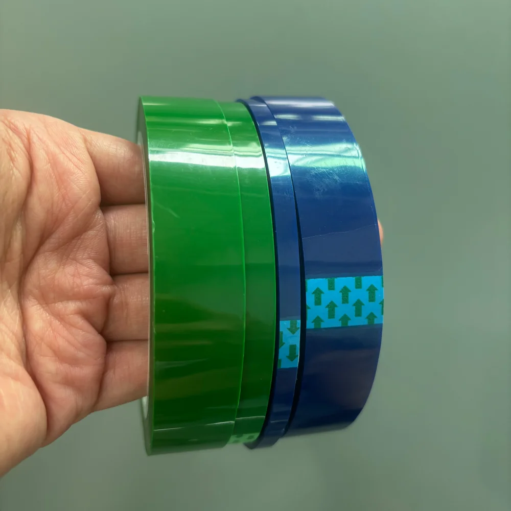 0.03mm Thick PET Green Termination Tape for Temperature Resistant Insulation Lithium Battery Fixation Tape
0.03mm Thick PET Green Termination Tape for Temperature Resistant Insulation Lithium Battery Fixation Tape