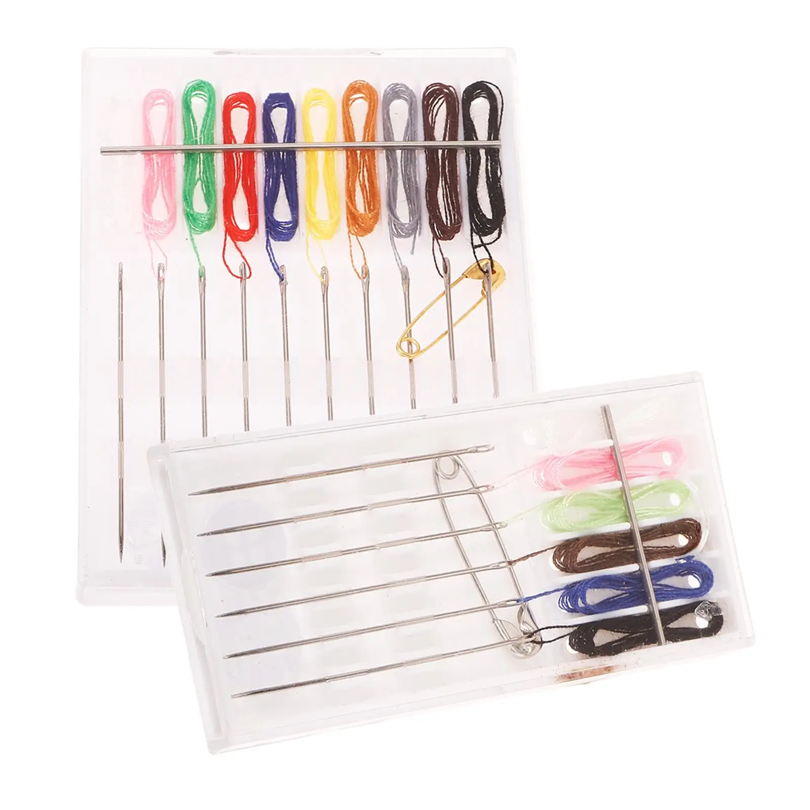 2 Sets Kit Portable Mini Travel Needlework Thread Needles Household Thread For Sewing Repair Box for
2 Sets Kit Portable Mini Travel Needlework Thread Needles Household Thread For Sewing Repair Box for