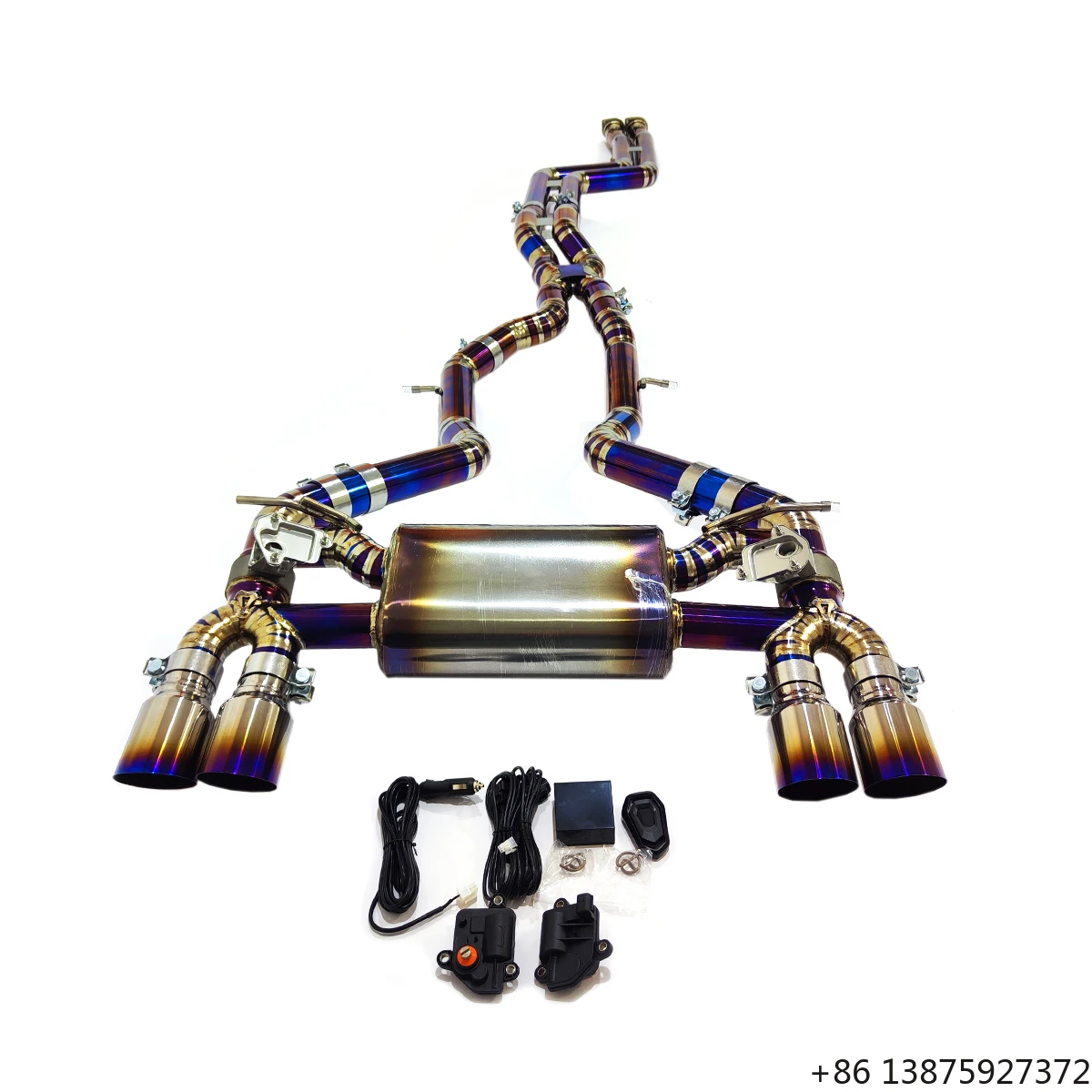 Ecnal for F87 M2c S55 3.0T Titanium Catback Valve Exhaust System with Exhaust Muffler
Ecnal for F87 M2c S55 3.0T Titanium Catback Valve Exhaust System with Exhaust Muffler