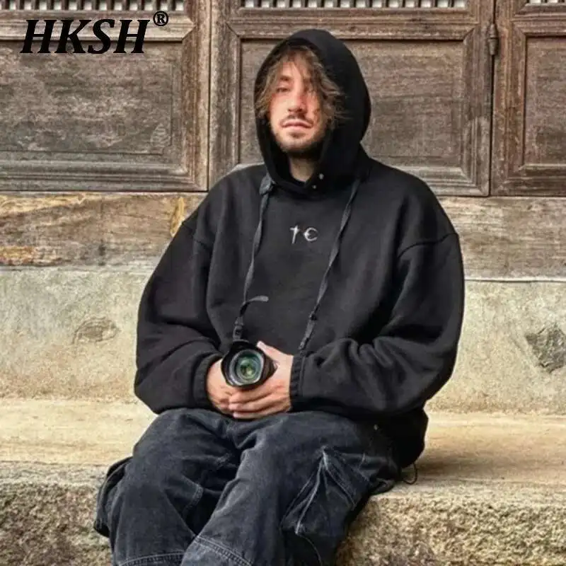 HKSH Spring Autumn New Men's Tide Punk Cotton Niche Trendy Y2K Classic Simple Vibe Hoodie Sweatshirt Chic Streetwear Top HK3410
HKSH Spring Autumn New Men's Tide Punk Cotton Niche Trendy Y2K Classic Simple Vibe Hoodie Sweatshirt Chic Streetwear Top HK3410