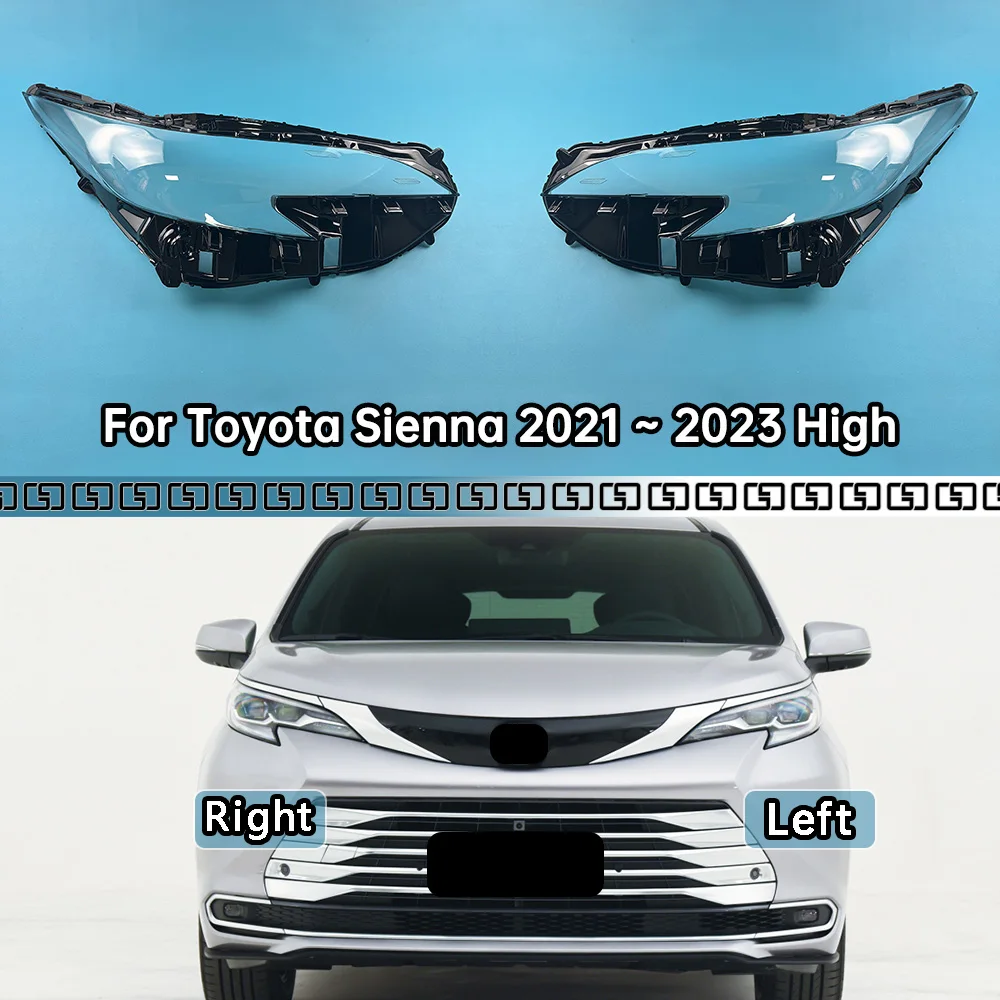 For Toyota Sienna 2021 2022 2023 High Transparent Headlamp Lamp Shell Lens Headlight Cover Plexiglass Replace Original Lampshade
For Toyota Sienna 2021 2022 2023 High Transparent Headlamp Lamp Shell Lens Headlight Cover Plexiglass Replace Original Lampshade