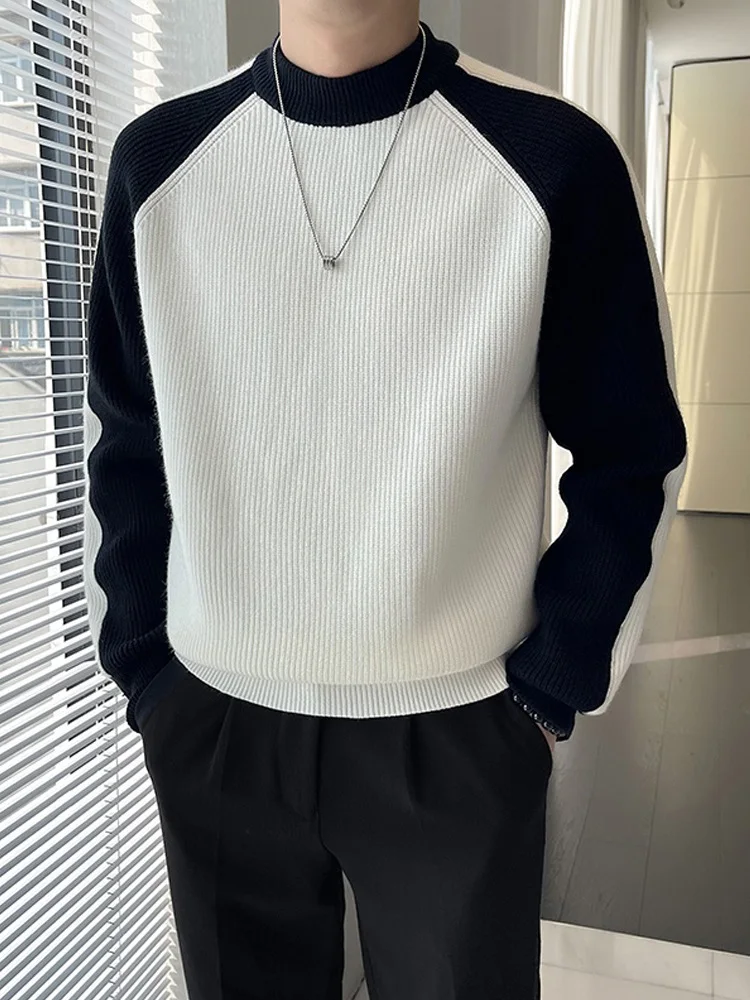 Japanese Sle Autumn Winter round Ne Pullover Knitted Sweater Men's Color Blo Inner Wear Korean Faion Top Youth Active...
Japanese Sle Autumn Winter round Ne Pullover Knitted Sweater Men's Color Blo Inner Wear Korean Faion Top Youth Active...