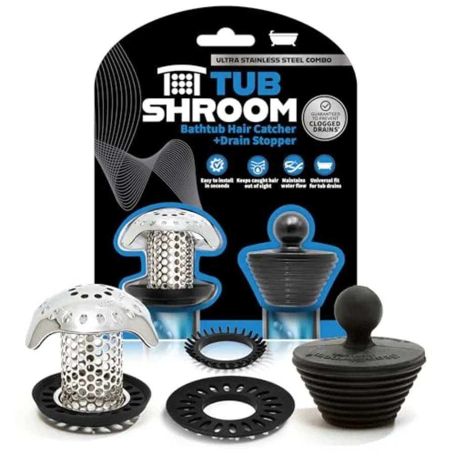 Ultra Revolutionary Bath Tub Drain Protector Hair Catcher/Strainer/Snare, Stainless Steel
Ultra Revolutionary Bath Tub Drain Protector Hair Catcher/Strainer/Snare, Stainless Steel