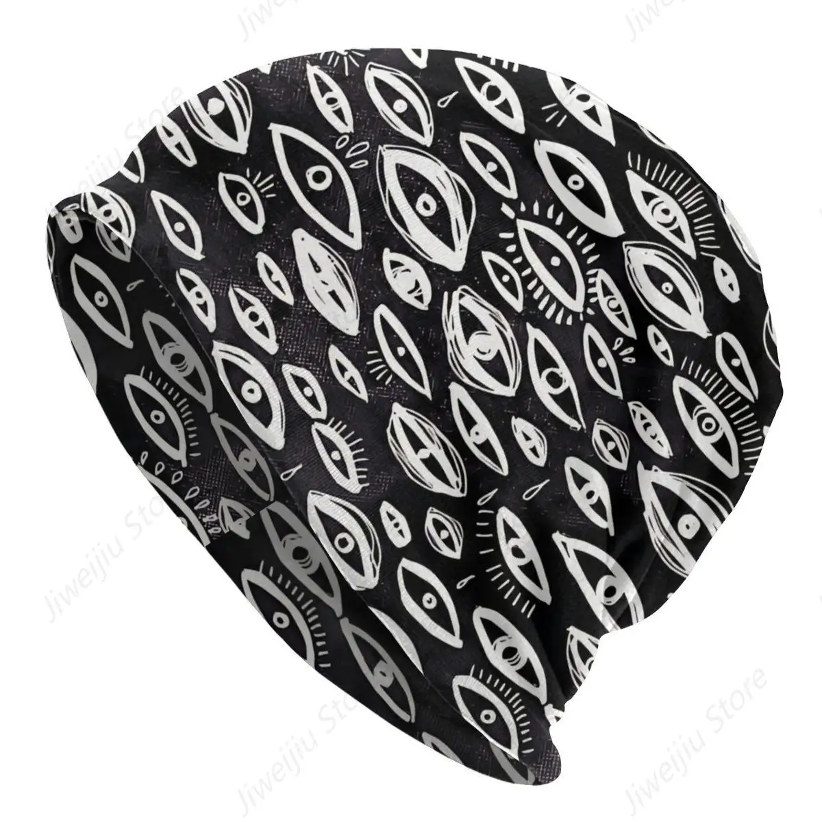 Bonnet Hats Eye Pattern Men Women's Thin Skullies Beanies Hat The Third Eye Black Autumn Spring Warm Cap Design Caps
Bonnet Hats Eye Pattern Men Women's Thin Skullies Beanies Hat The Third Eye Black Autumn Spring Warm Cap Design Caps