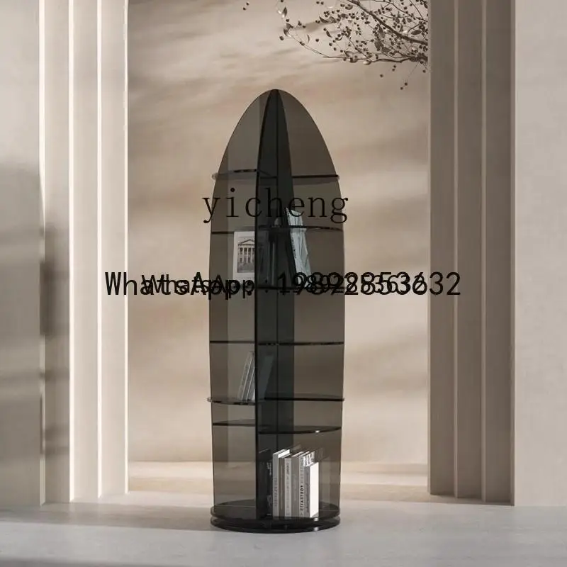 CC acrylic rotating bookshelf multi-layer shelf floor-to-ceiling modern simple bookcase living room display cabinet
CC acrylic rotating bookshelf multi-layer shelf floor-to-ceiling modern simple bookcase living room display cabinet