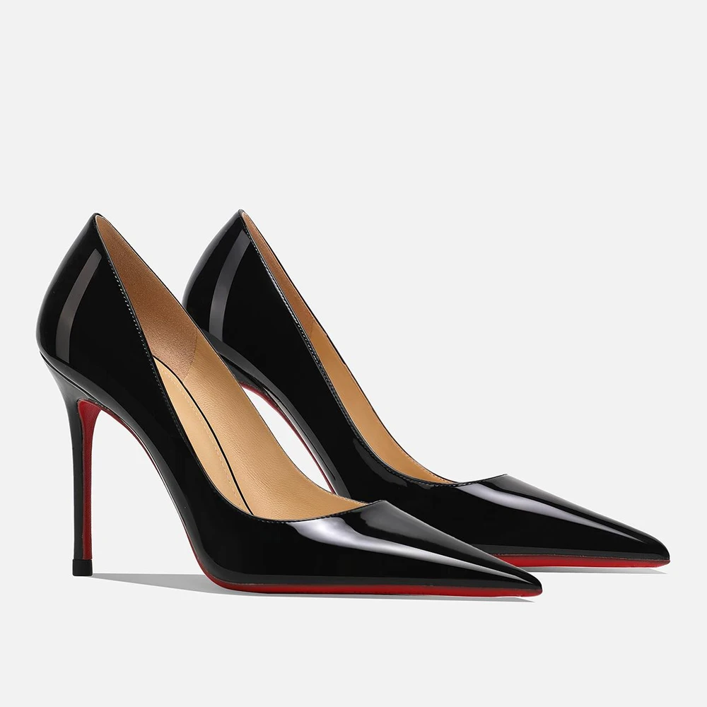 FWRD Women's Black Patent Leather Pointed-Toe High Heels, Shiny Elegant Stilettos for Office & Night Out #FWRD000328
FWRD Women's Black Patent Leather Pointed-Toe High Heels, Shiny Elegant Stilettos for Office & Night Out #FWRD000328