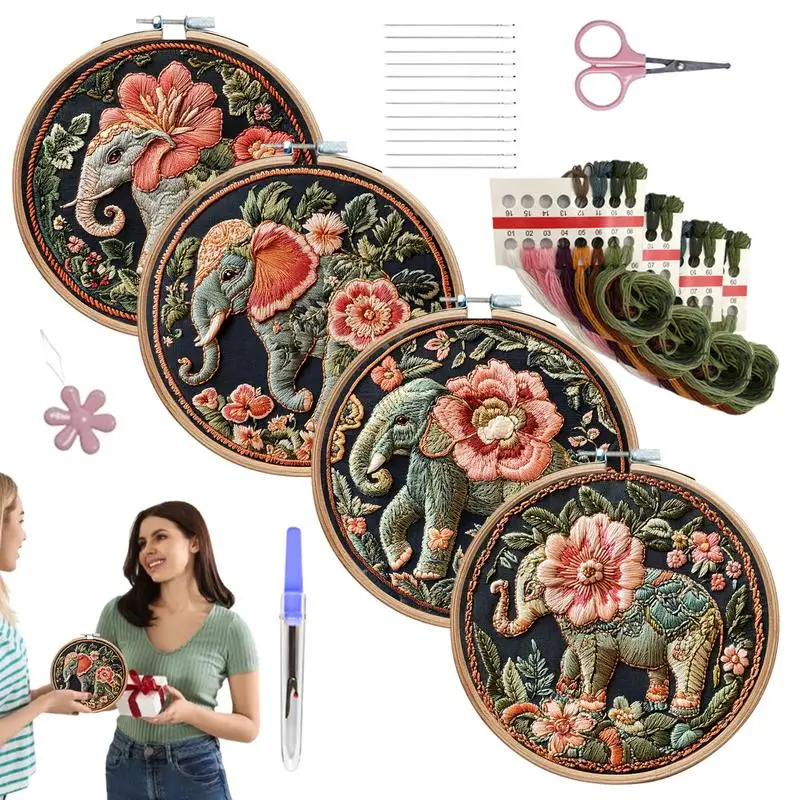 Elephant Needlepoint Kit Beginner Embroidery Kit For Adults Elephant Pattern Practice Kit Colorful Stamped Patterns Homemade
Elephant Needlepoint Kit Beginner Embroidery Kit For Adults Elephant Pattern Practice Kit Colorful Stamped Patterns Homemade