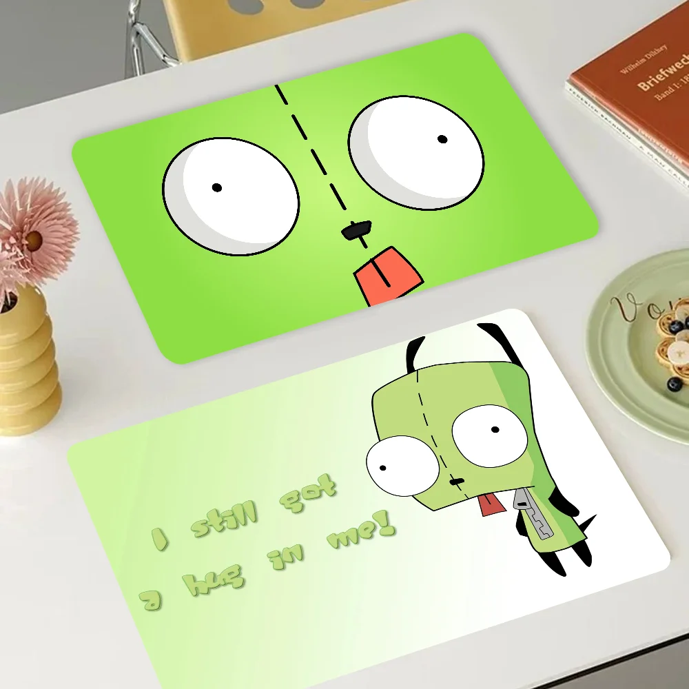 Invader Zim Hippie Logo Kitchen Tableware Dish Drying Mats Desk Drain Pad Heat Resistant Counter Top Mat Non-slip Draining
Invader Zim Hippie Logo Kitchen Tableware Dish Drying Mats Desk Drain Pad Heat Resistant Counter Top Mat Non-slip Draining