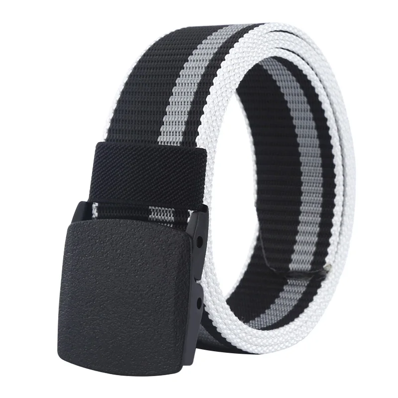 Nylon Belt For Men Stripe Canvas Plastic Automatic Buckle Men Belt Youth Men’s Casual Cowboy Pants Belts Outdoor Training Belts
Nylon Belt For Men Stripe Canvas Plastic Automatic Buckle Men Belt Youth Men’s Casual Cowboy Pants Belts Outdoor Training Belts