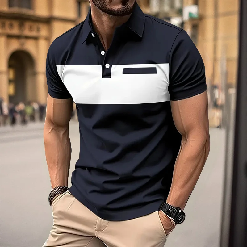 Summer New Men's Casual Short-Sleeved Polo Shirt Office Fashion Lapel T-Shirt Men's Breathable Polo Shirt Men's Clothing
Summer New Men's Casual Short-Sleeved Polo Shirt Office Fashion Lapel T-Shirt Men's Breathable Polo Shirt Men's Clothing
