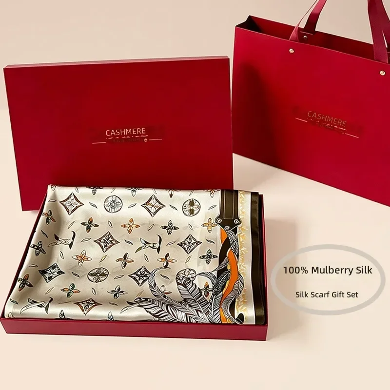 2026 100% Mulberry Silk Square Scarf 65cm Gift Box for Mother's Day Mother-in-Law New Year
2026 100% Mulberry Silk Square Scarf 65cm Gift Box for Mother's Day Mother-in-Law New Year