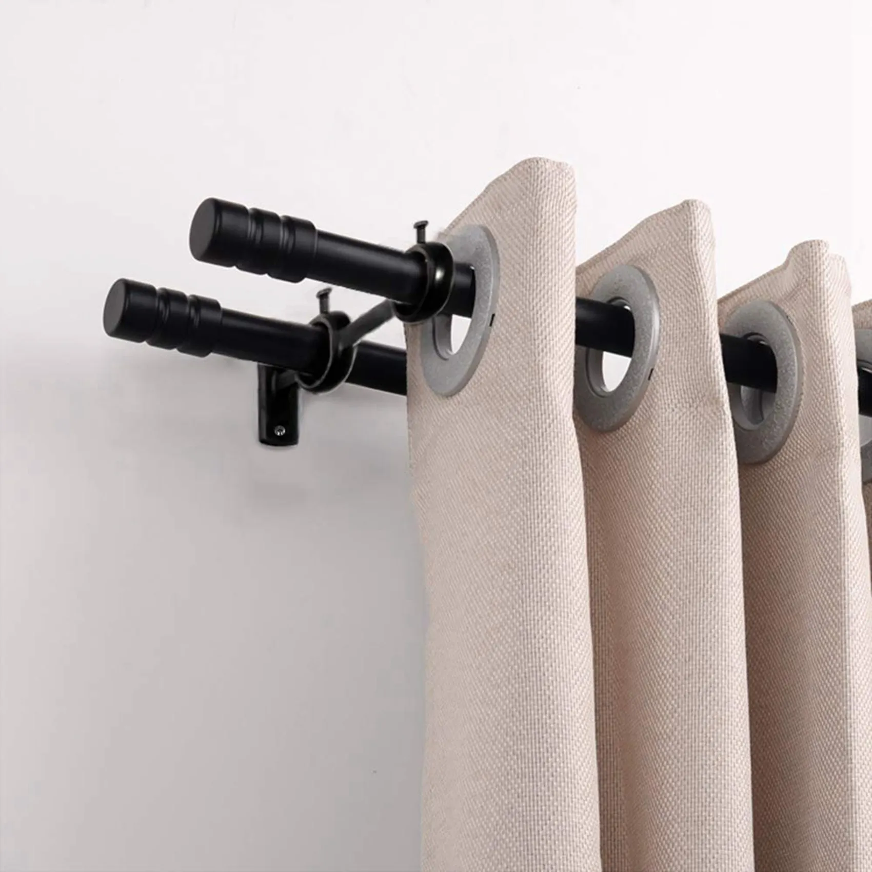 Curtain Rod Bracket, 10Pcs Double Curtain Rod Holder, Double Rod Brackets Hooks For Living Room Bedroom Curtain Rods-ABQU
Curtain Rod Bracket, 10Pcs Double Curtain Rod Holder, Double Rod Brackets Hooks For Living Room Bedroom Curtain Rods-ABQU