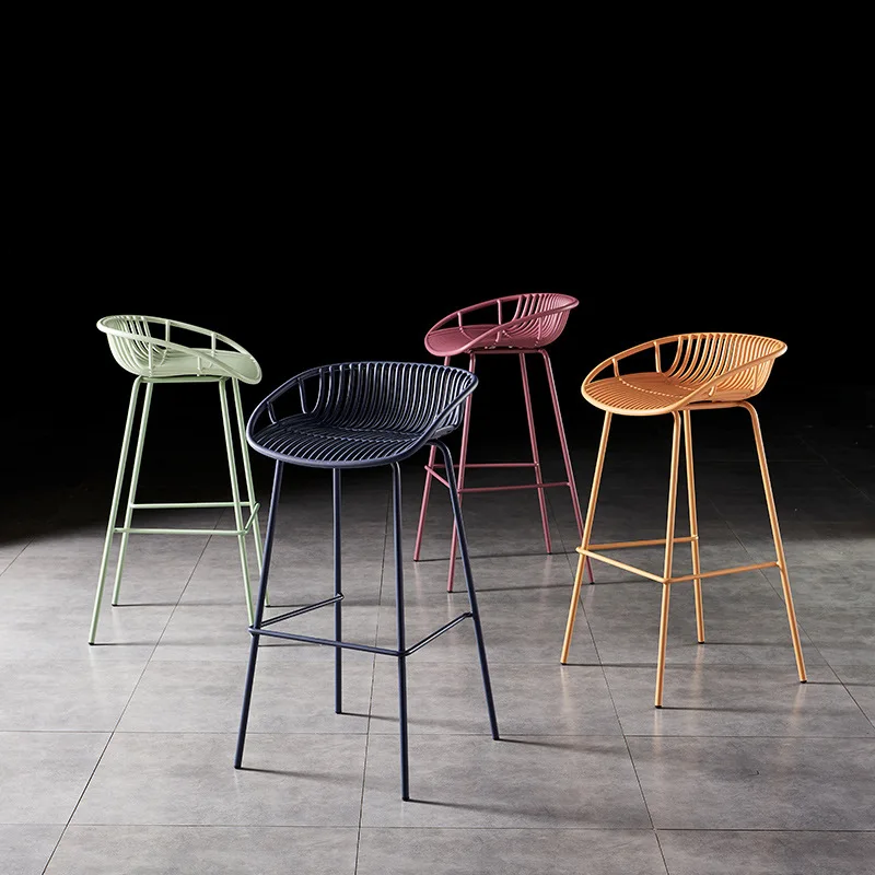 Nordic Wrought Iron Bar Chair Minimalist Modern High Bar Chair Bar Furniture Light Luxury Creative Outdoor Bar Chairs
Nordic Wrought Iron Bar Chair Minimalist Modern High Bar Chair Bar Furniture Light Luxury Creative Outdoor Bar Chairs