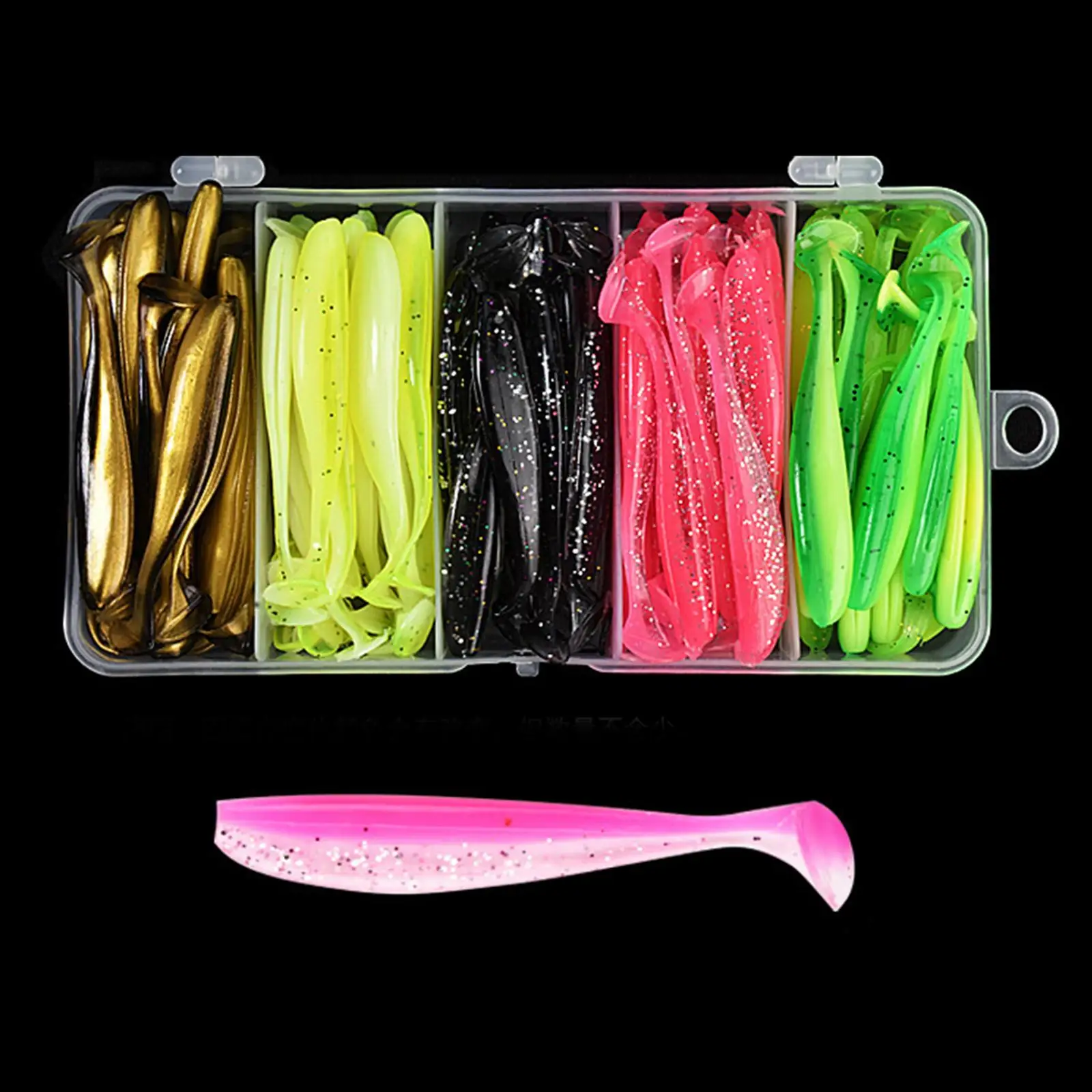 Soft Silicone Fishing Lures Realistic Paddle Tail Baits Set for Freshwater Saltwater Trout Bass Fishing Kit
Soft Silicone Fishing Lures Realistic Paddle Tail Baits Set for Freshwater Saltwater Trout Bass Fishing Kit