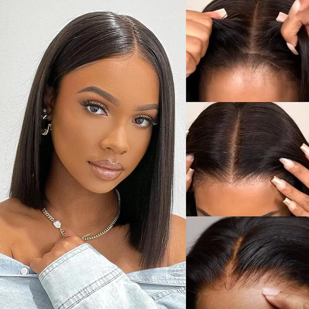 Short Bob Hair Wig Human Hair Ready To Wear Straight Transprent 4x4 Lace Closure Wigs For Women Glueless Wigs Human Hair
Short Bob Hair Wig Human Hair Ready To Wear Straight Transprent 4x4 Lace Closure Wigs For Women Glueless Wigs Human Hair