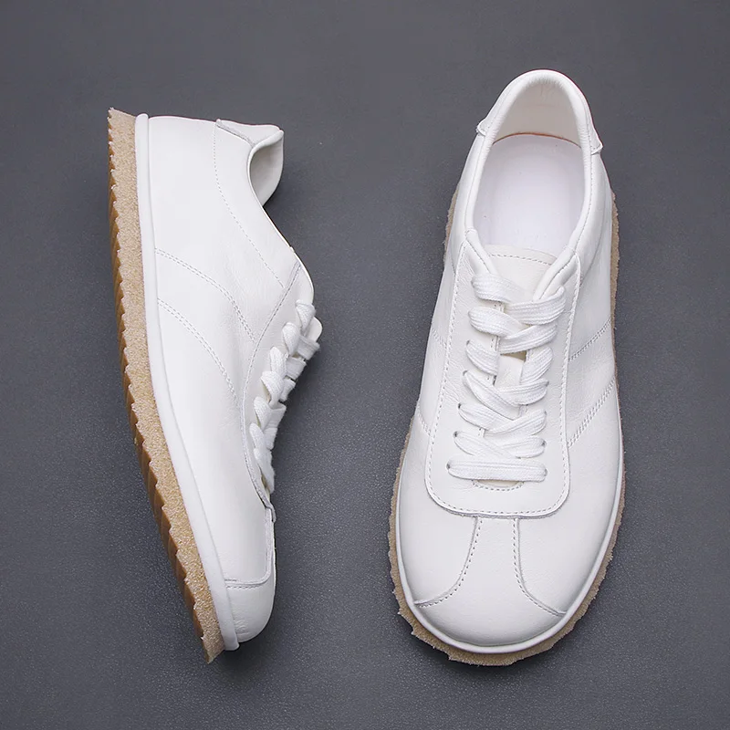2025 spring soft cowhide small white shoes leather breathable fashion casual leather shoes men
2025 spring soft cowhide small white shoes leather breathable fashion casual leather shoes men