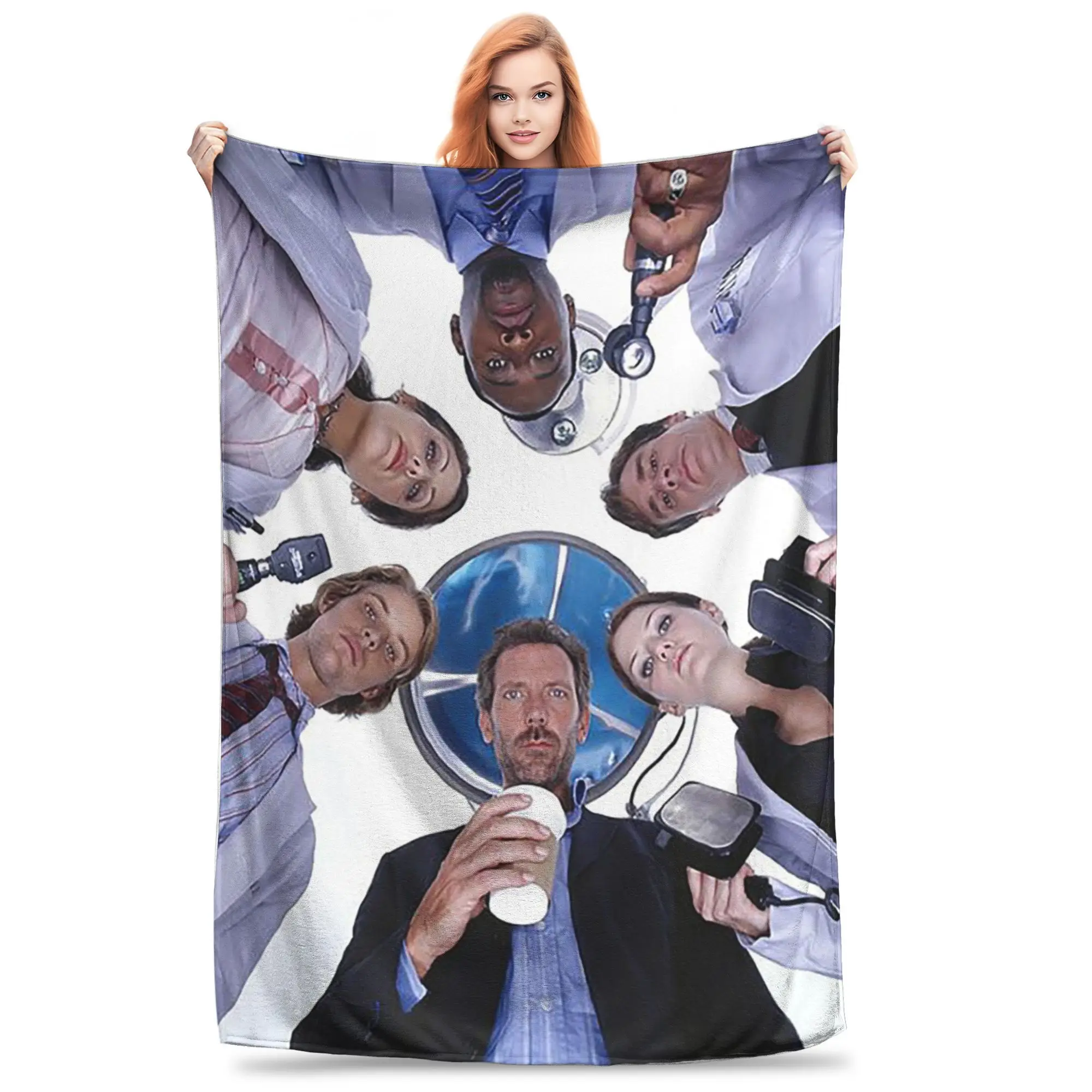 Flannel Throw Blanket House MD TV Show Warm Plush Blankets Soft Bedding for Bed Living room Home Picnic Couch
Flannel Throw Blanket House MD TV Show Warm Plush Blankets Soft Bedding for Bed Living room Home Picnic Couch