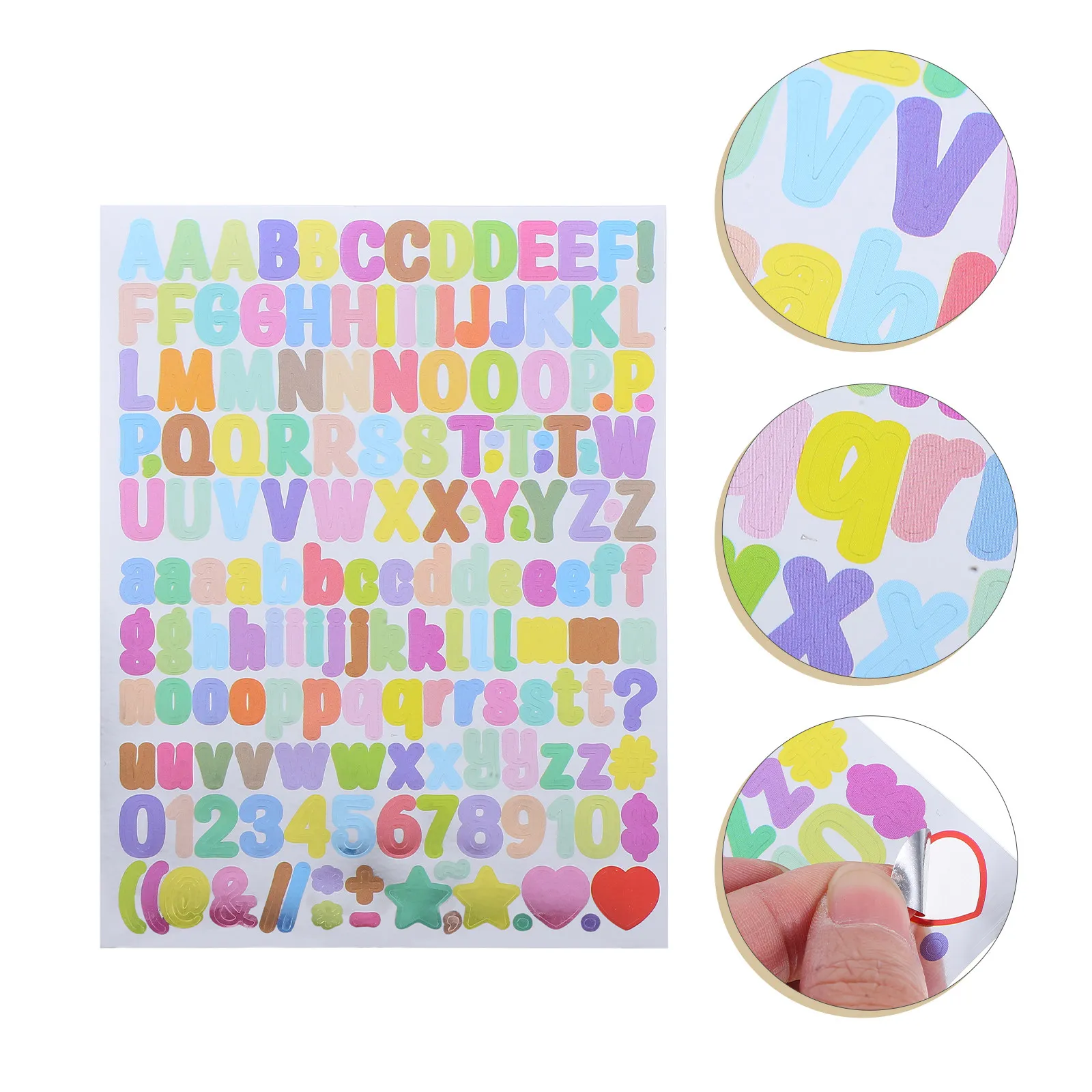 10Pcs Alphabet Number Stickers Self-Adhesive Vinyl Gradient Color DIY Craft Decals for Scrapbooking Planners Organization
10Pcs Alphabet Number Stickers Self-Adhesive Vinyl Gradient Color DIY Craft Decals for Scrapbooking Planners Organization