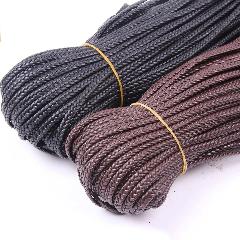 100M/Bundle DIY PU Leather Woven Cord Rope Multicolor Braided Strands for Belt Necklace Bracelet Choker&Handmade Jewelry Making
100M/Bundle DIY PU Leather Woven Cord Rope Multicolor Braided Strands for Belt Necklace Bracelet Choker&Handmade Jewelry Making