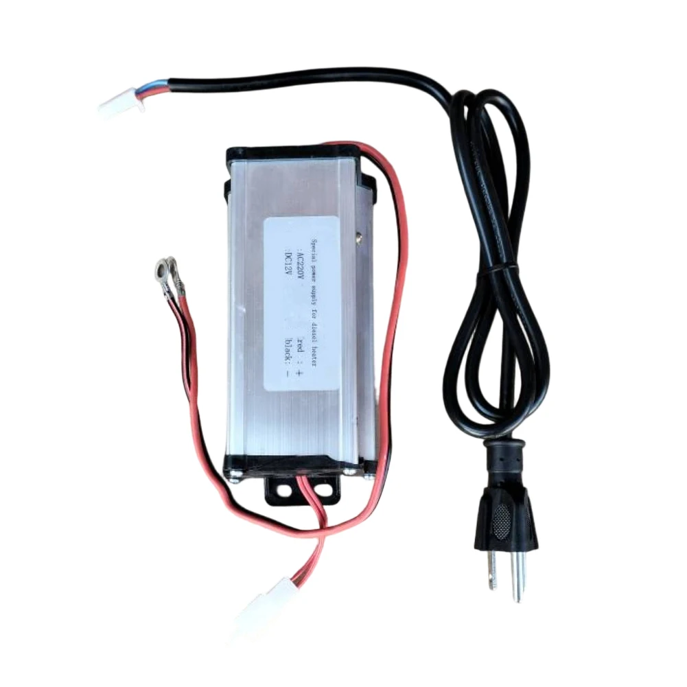 Адаптер преобразователя мощности 230 В до 12 В для универсального дизельного воздухонагревателя мощностью 5 кВт/8 кВт, выход 300 Вт для каравана, автофургона, гаража, использования в помещении
Адаптер преобразователя мощности 230 В до 12 В для универсального дизельного воздухонагревателя мощностью 5 кВт/8 кВт, выход 300 Вт для каравана, автофургона, гаража, использования в помещении