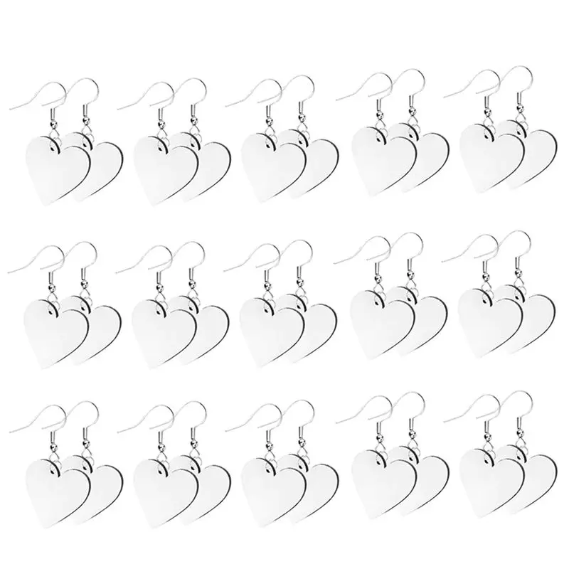 A32HOT-30Pcs Sublimation Blank Earrings Heat Transfer Sublimation Printing Wire Hooks Earrings Wooden Earrings For DIY Craft
A32HOT-30Pcs Sublimation Blank Earrings Heat Transfer Sublimation Printing Wire Hooks Earrings Wooden Earrings For DIY Craft