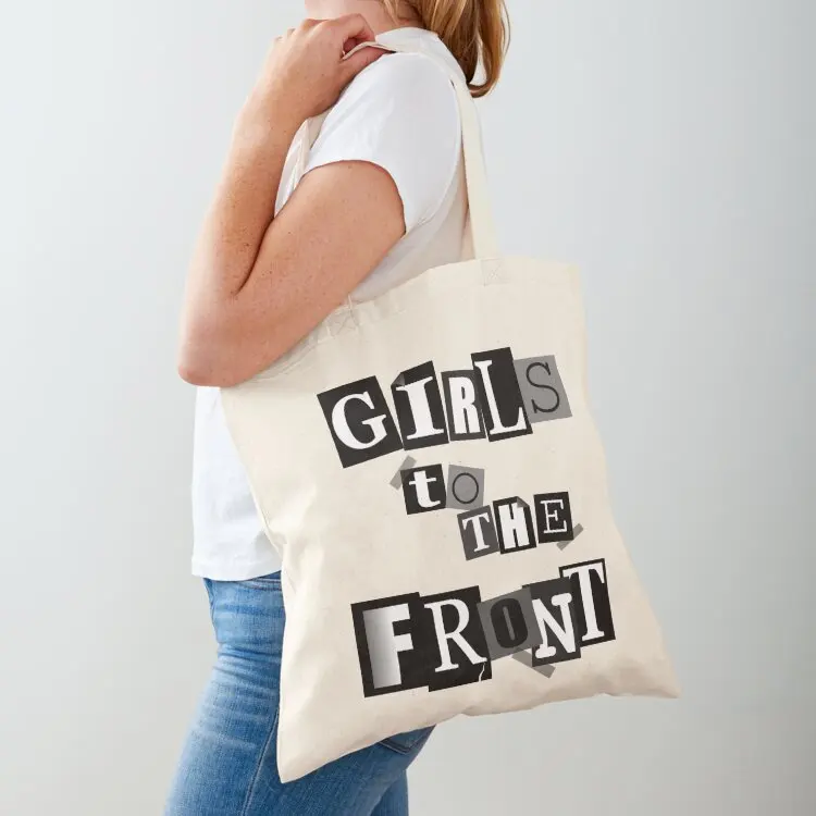 Girls to the Front Illustration Tote Bag female bag reusable shopping bags canvas tote bags
Girls to the Front Illustration Tote Bag female bag reusable shopping bags canvas tote bags