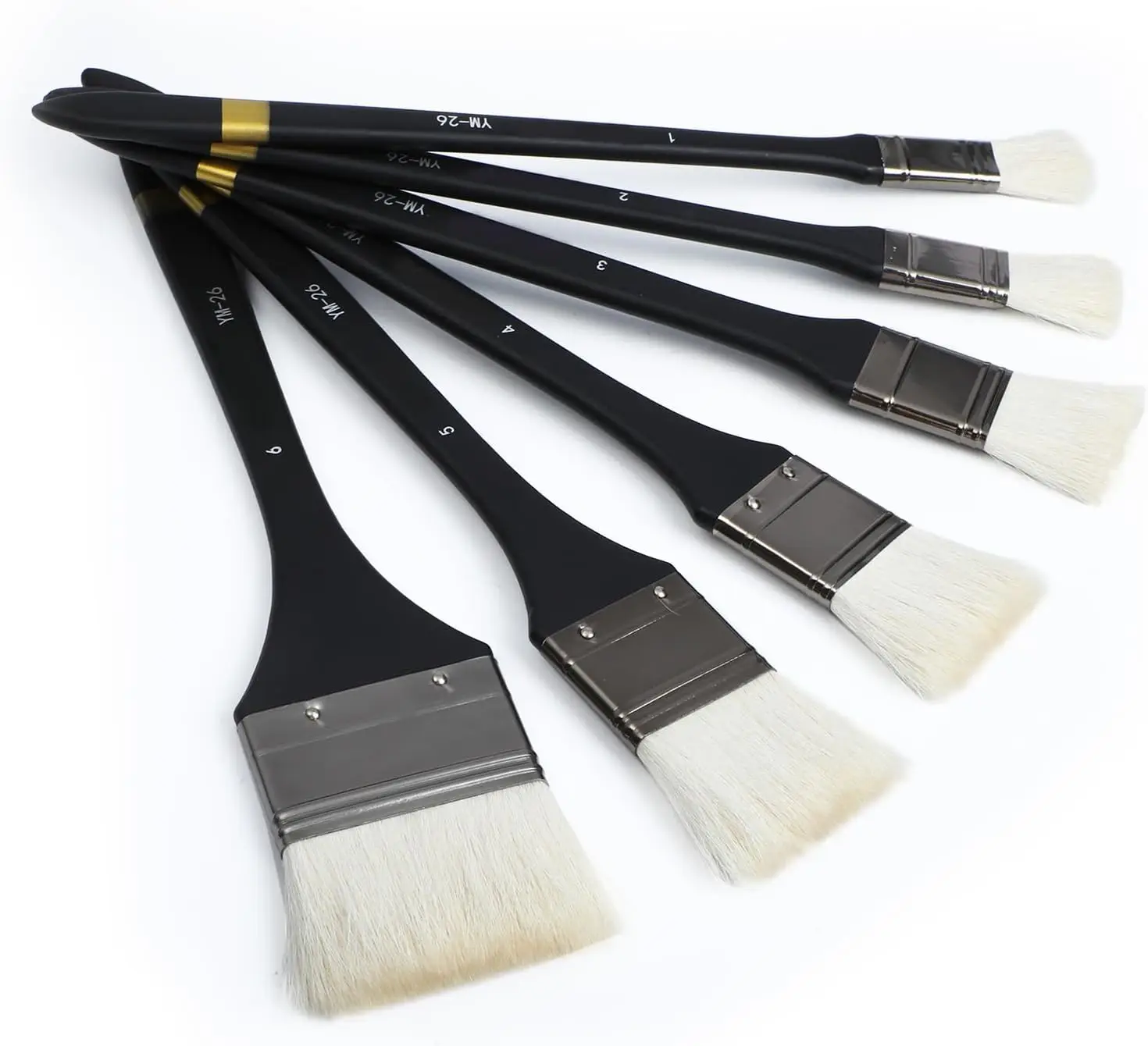 Set of 12 Art Paint Brushes Assorted Sized Nylon Painting Brushes with Wooden Handles for Acrylic, Oil, Paint, Varnishes, Waterc
Set of 12 Art Paint Brushes Assorted Sized Nylon Painting Brushes with Wooden Handles for Acrylic, Oil, Paint, Varnishes, Waterc