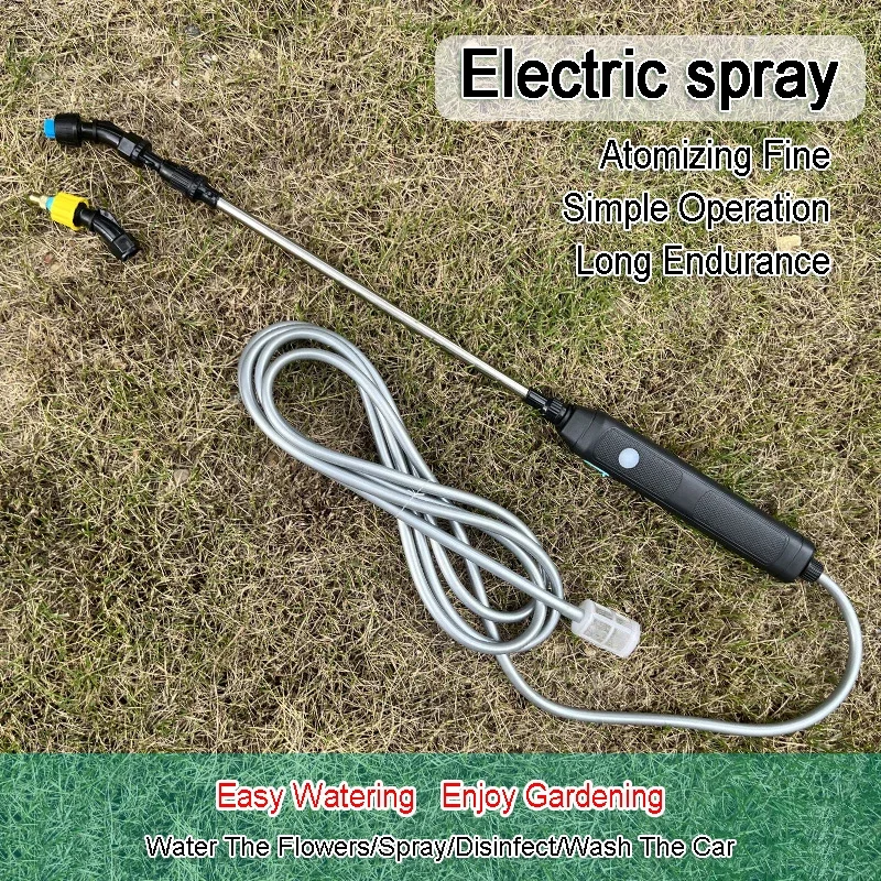 Stainless Steel Telescopic Watering Gun Electric Spray Fine Atomization Adjustable Home Gardening Water Gun for Farm And Orchard
Stainless Steel Telescopic Watering Gun Electric Spray Fine Atomization Adjustable Home Gardening Water Gun for Farm And Orchard