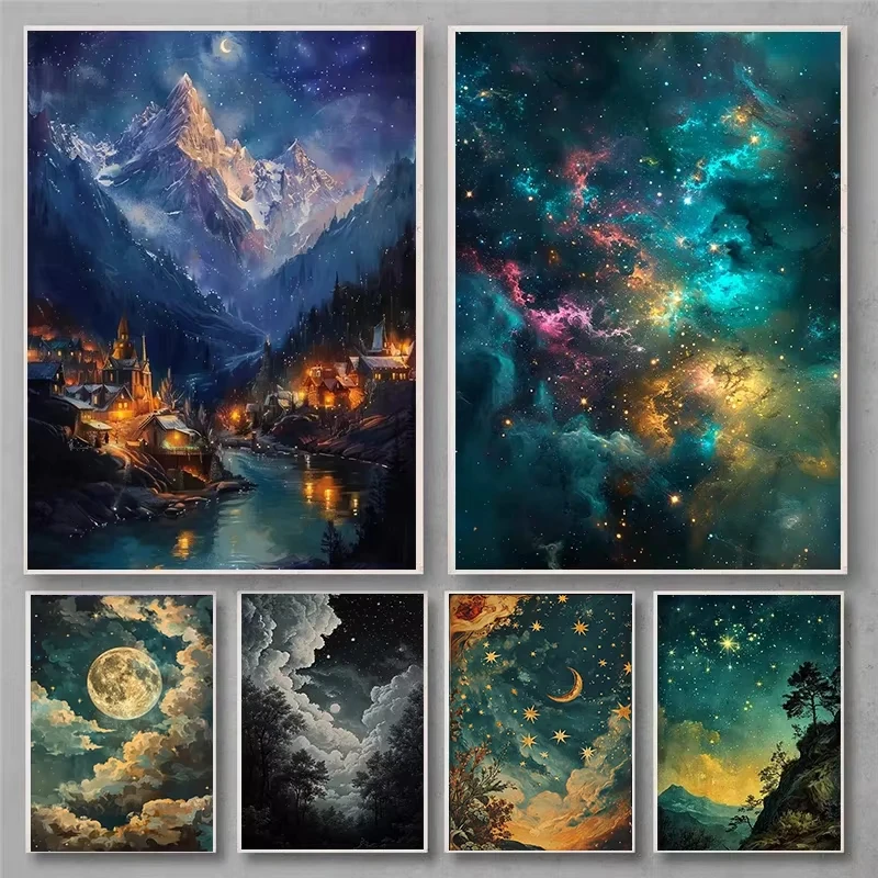 Jigsaw Puzzle 1000PCS Magical Starry Night Sky Over Velaris Village With Glowing Moon For Adults Stress Relief Relaxing Activity
Jigsaw Puzzle 1000PCS Magical Starry Night Sky Over Velaris Village With Glowing Moon For Adults Stress Relief Relaxing Activity