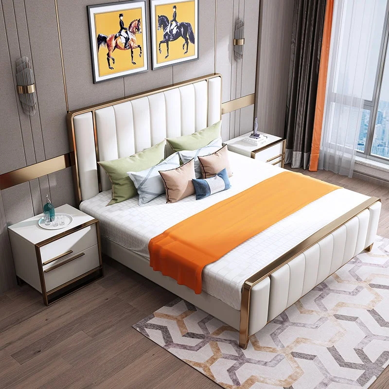 *Modern Minimalist Genuine Leather Upholstered Storage Wood Frame Air Pressure Structure High-End Master
*Modern Minimalist Genuine Leather Upholstered Storage Wood Frame Air Pressure Structure High-End Master
