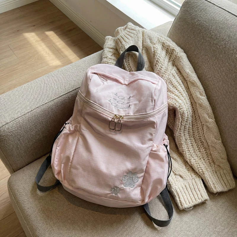 Large Capacity Backpack Cute Paw Cherry Pink Age-reducing Student Schoolbag Outdoor Sports Travel Trendy Backpack
Large Capacity Backpack Cute Paw Cherry Pink Age-reducing Student Schoolbag Outdoor Sports Travel Trendy Backpack