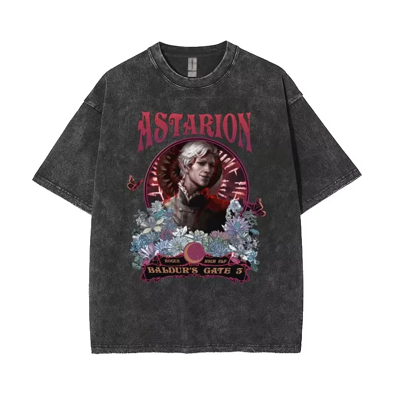 Limited Astarion The Pale ELF T-shirts Baldurs Gate 3 Girl Dinner Vintage Washed T Shirt Men Women Casual High Street Y2k Tshirt
Limited Astarion The Pale ELF T-shirts Baldurs Gate 3 Girl Dinner Vintage Washed T Shirt Men Women Casual High Street Y2k Tshirt