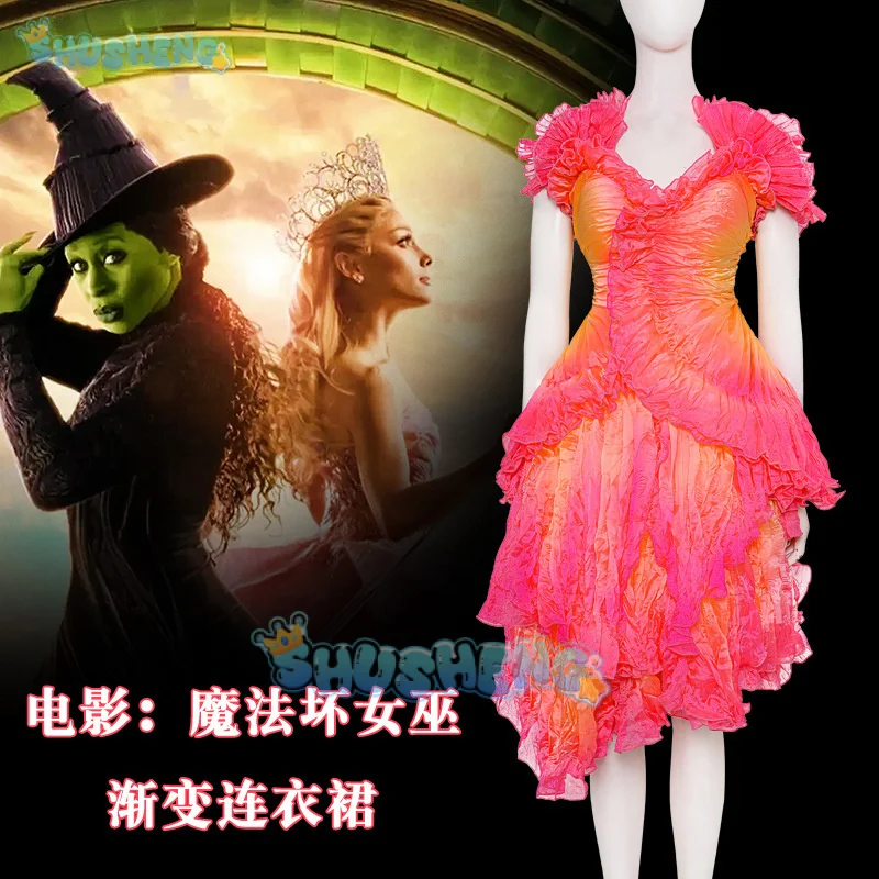 Wicked Cosplay Costume Gradient Dress Uniform Halloween Carnival Party Christmas Play Role Clothes Clothing for Women
Wicked Cosplay Costume Gradient Dress Uniform Halloween Carnival Party Christmas Play Role Clothes Clothing for Women