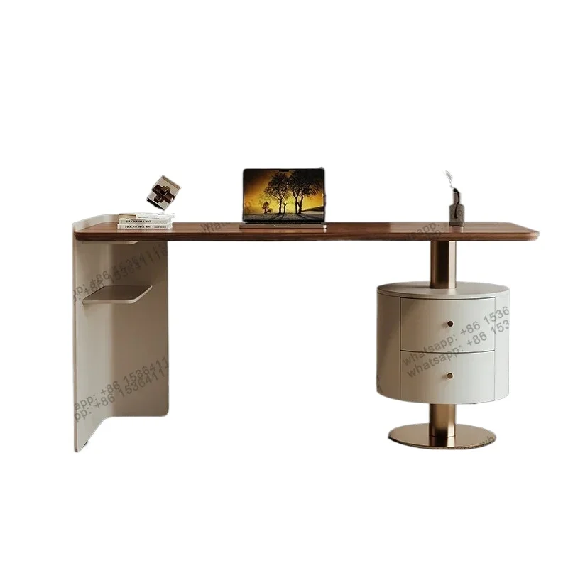 z.Minimalist saddle leather high-end solid wood desk home living room walnut leather office computer negotiation desk
z.Minimalist saddle leather high-end solid wood desk home living room walnut leather office computer negotiation desk