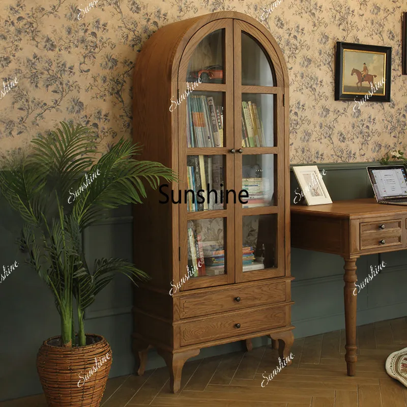 American country dome, solid wood bookcase, TV side locker, living room side meal
American country dome, solid wood bookcase, TV side locker, living room side meal