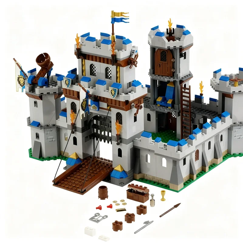 1003pcs European Medieval Street View King's Castle Model DIY Creative Ideas Toy Assembly Puzzle Birthday Gift MOC-10305
1003pcs European Medieval Street View King's Castle Model DIY Creative Ideas Toy Assembly Puzzle Birthday Gift MOC-10305