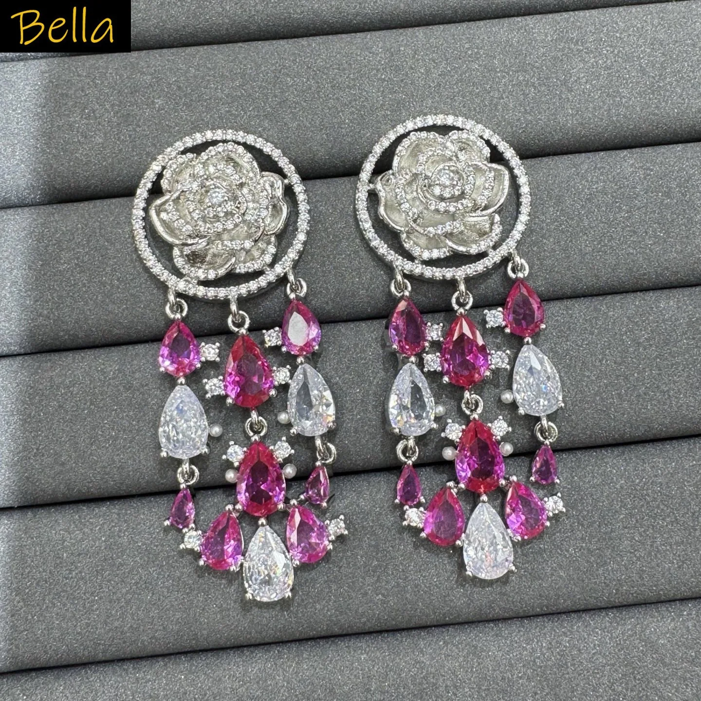 fashion cubic zirconia earrings for women shiny luxury jewelry flower and teardrop dangling earrings pink green yellow white
fashion cubic zirconia earrings for women shiny luxury jewelry flower and teardrop dangling earrings pink green yellow white
