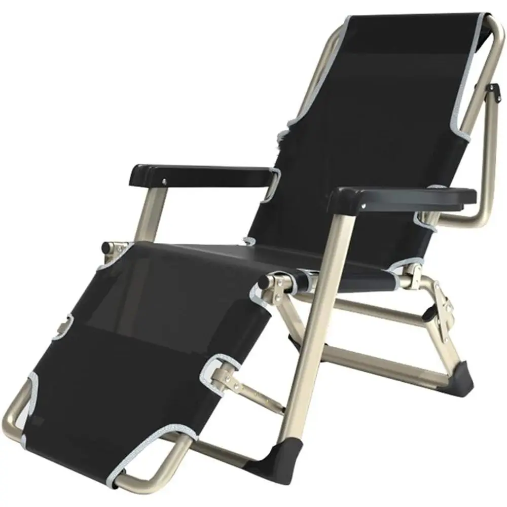 Sturdy Metal Frame Reclining Outdoor Loungers with Footrest - Ideal for Patio, Deck, Beach, or Camping, Black
Sturdy Metal Frame Reclining Outdoor Loungers with Footrest - Ideal for Patio, Deck, Beach, or Camping, Black