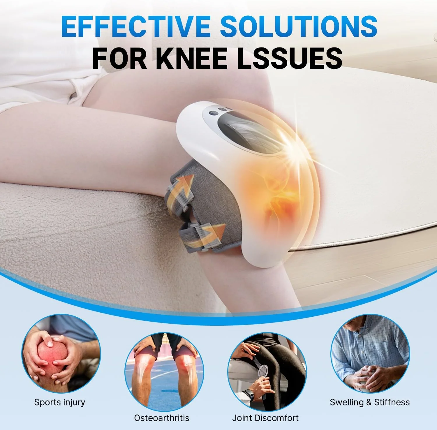 Новинка 2023 года, массажер для колена, вибрация, облегчение боли в колене, массаж, облегчение отеков, артрит, связки мышц, травмы
Новинка 2023 года, массажер для колена, вибрация, облегчение боли в колене, массаж, облегчение отеков, артрит, связки мышц, травмы